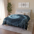 Storm Shaped Like a Spiral Eye Plush Fleece Throw Blanket
