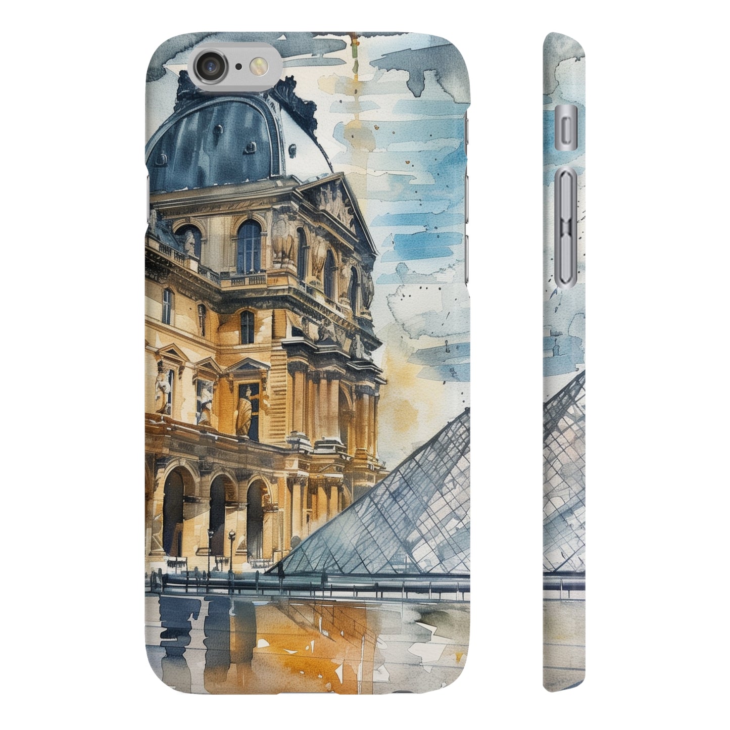 Parisian Dream: Louvre Watercolor Phone Case