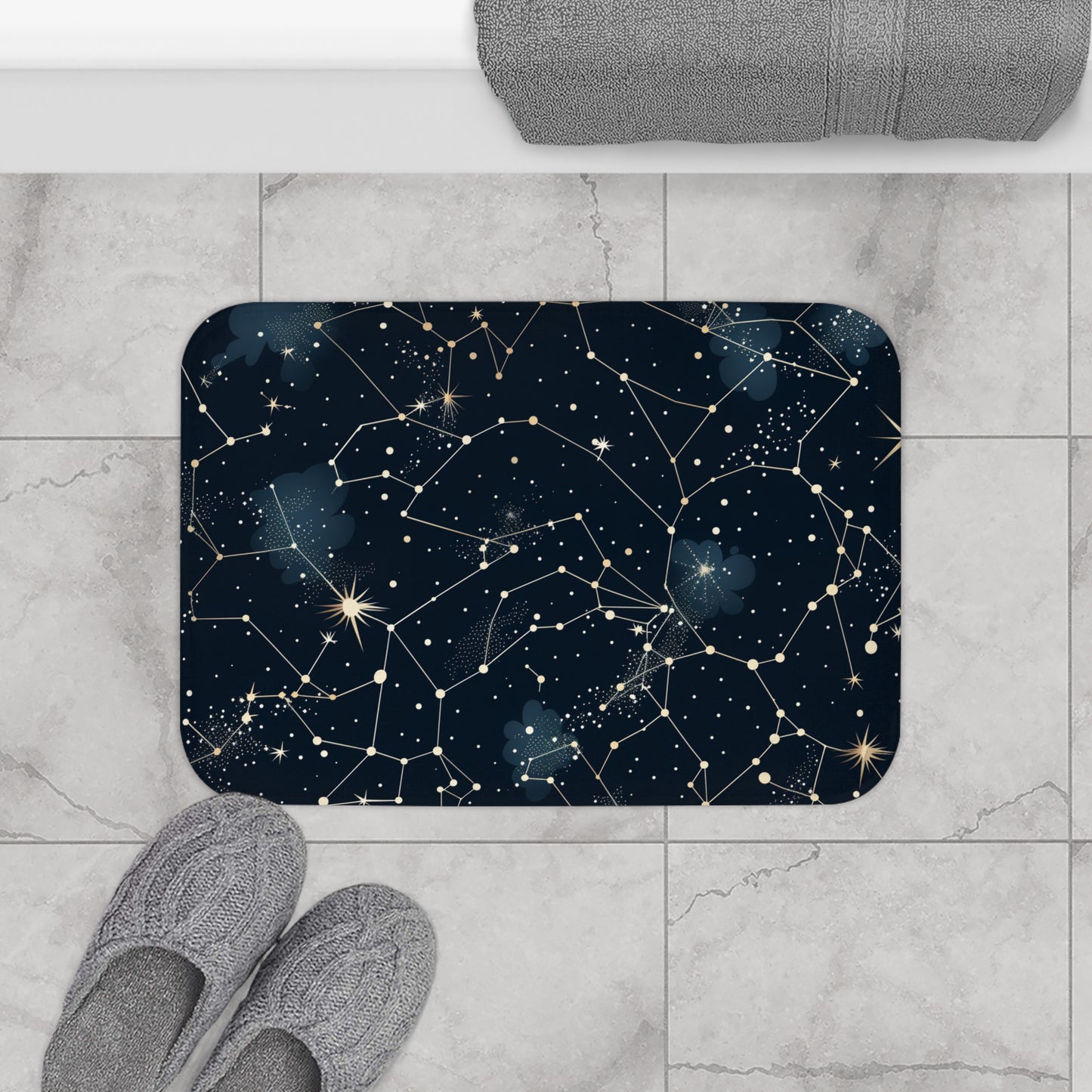 Starry Night Bath Mat