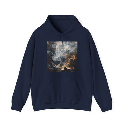 Whispers of the Ethereal: A Smoke and Shadow Exploration Hoodie