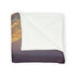 Sunset Canyon with Floating Bioluminescent Jellyfish — Plush Fleece Throw Blanket — Product Detail View 11