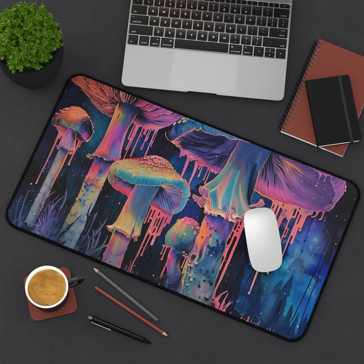 Neon Jungle Desk Mat: Elevate Your Workspace