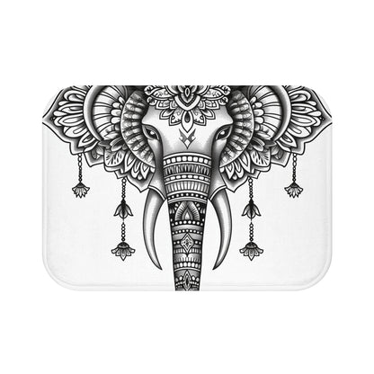 Mandala Elephant Majesty Bath Mat