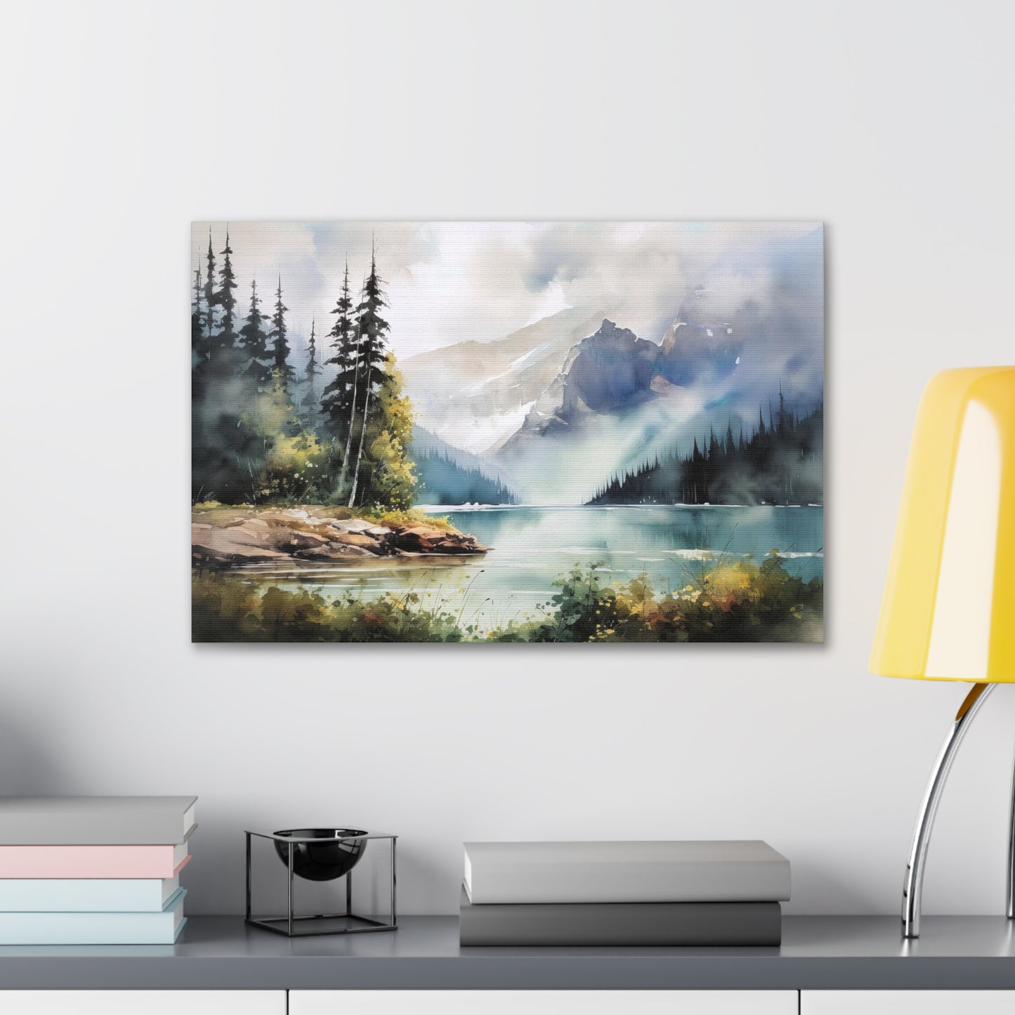 Wilderness Lake Forrest Canvas Print