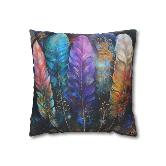 Boho Plume Pillowcase | Pillow Cases | All Over Print, AOP, Bed, Bedding, Home & Living, Indoor, Pillow Case, Pillow Covers, Pillows & Covers, Sublimation | Prints with Passion