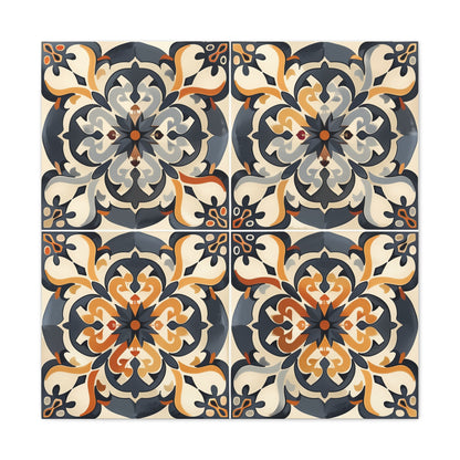 Elevate your space with the timeless beauty of artisan tiles in this stunning canvas print. Shop now and bring a touch of elegance to your home decor with our Artisan Tiles Canvas Art.