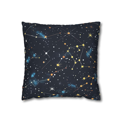 "Sleep soundly on our Starry Night Pillow Case with celestial wonders design"