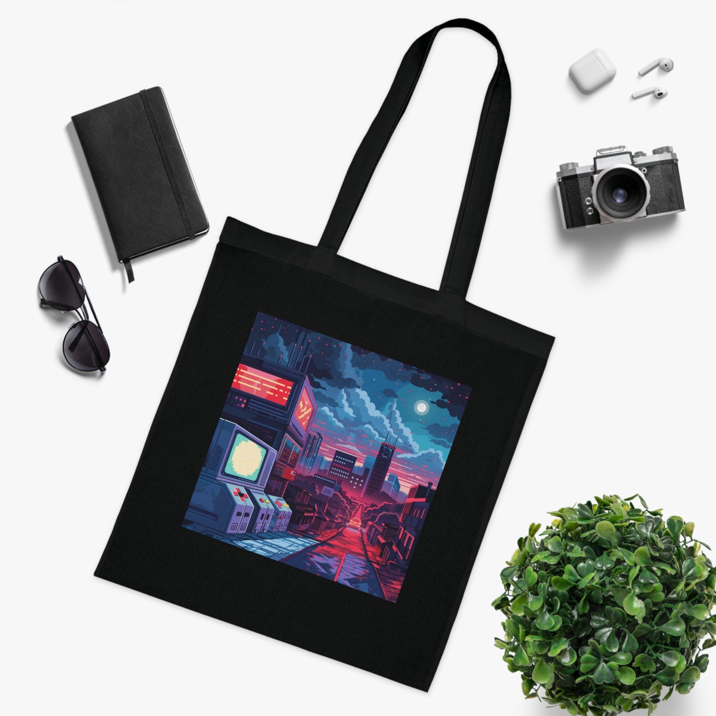 Pixel Power Tote Bag