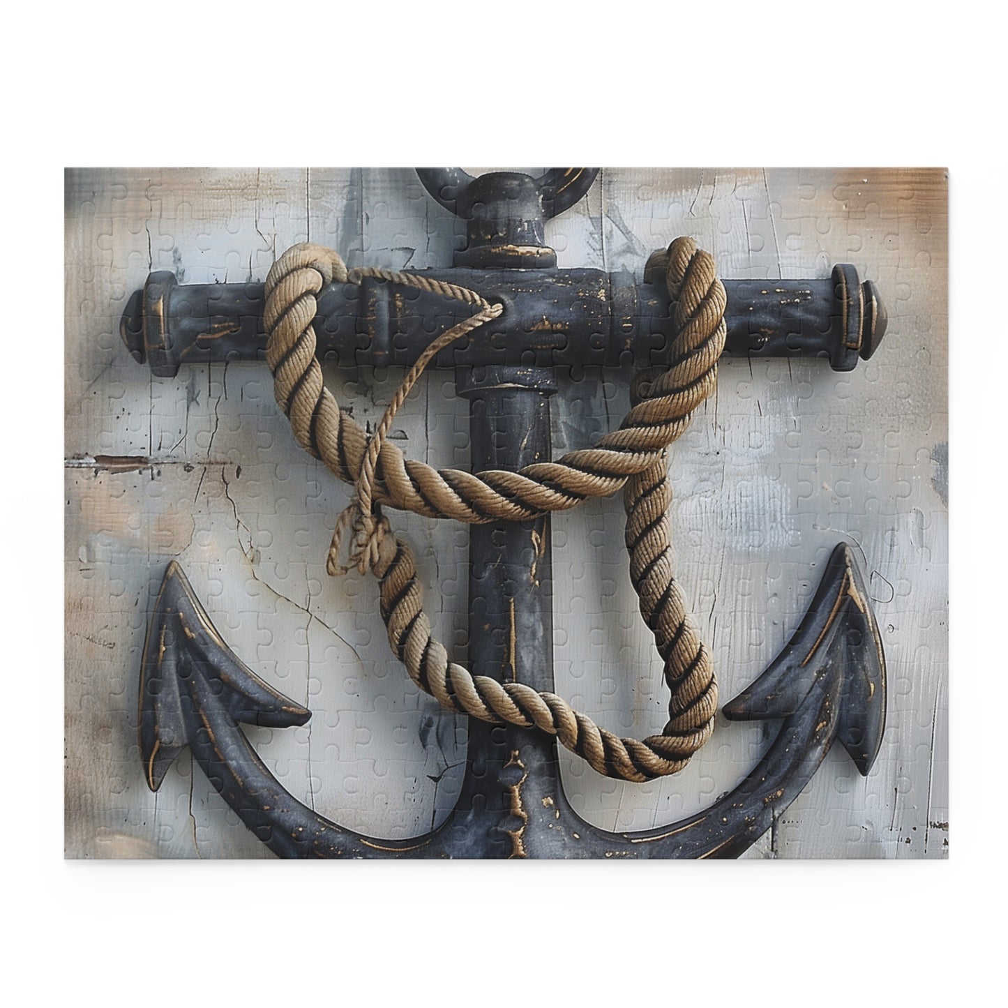 Nautical Anchor Rope Puzzle - Intricate design for sea lover or puzzle enthusiast