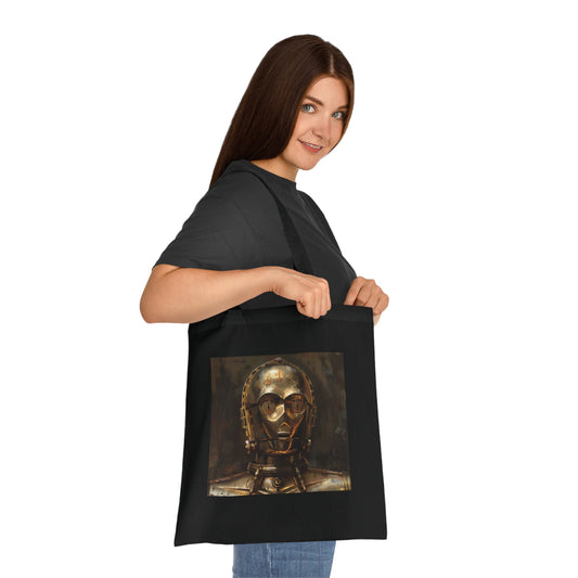 Protocol Droid Tote Bag | Tote Bag | Accessories, Bags, Cotton, DTG, Totes | Prints with Passion