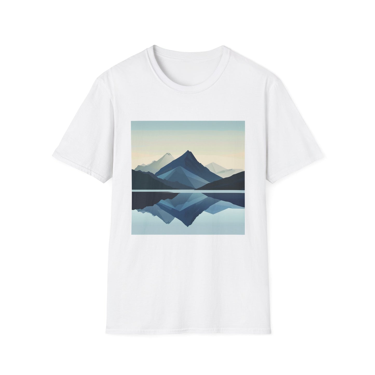 Mountain Shirts: Minimalist Landscape, Mountain Range & Silhouette