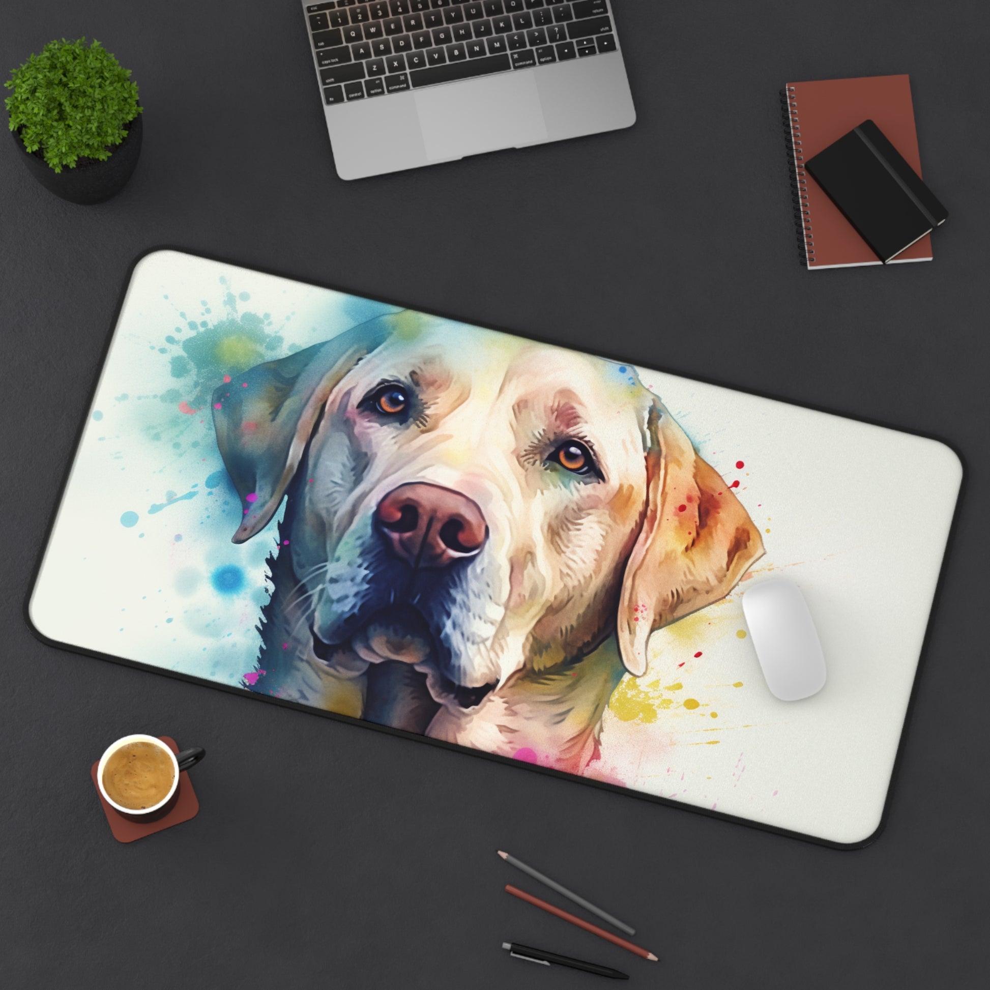 Labrador Love Desk Mat | Desk Mat | Accessories, Back-to-School, Desk, Fall Bestsellers, Home & Living, Mouse pad, Mouse Pads, Mousepad, Seasonal Picks, Stationery, TikTok | Prints with Passion