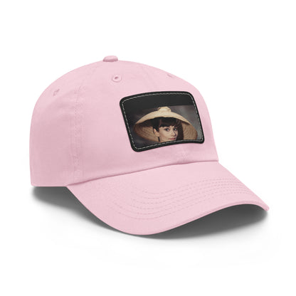 Iconic Audrey Hepburn Monochrome Baseball Cap