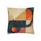 Abstract Geometric (Edition II) — Faux Suede Cushion Cover — Front 40×40 cm Square Cushion View