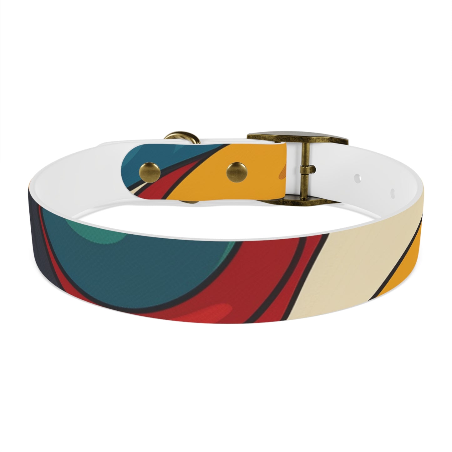 Retro Waves Dog Collar: Vibrant & Stylish