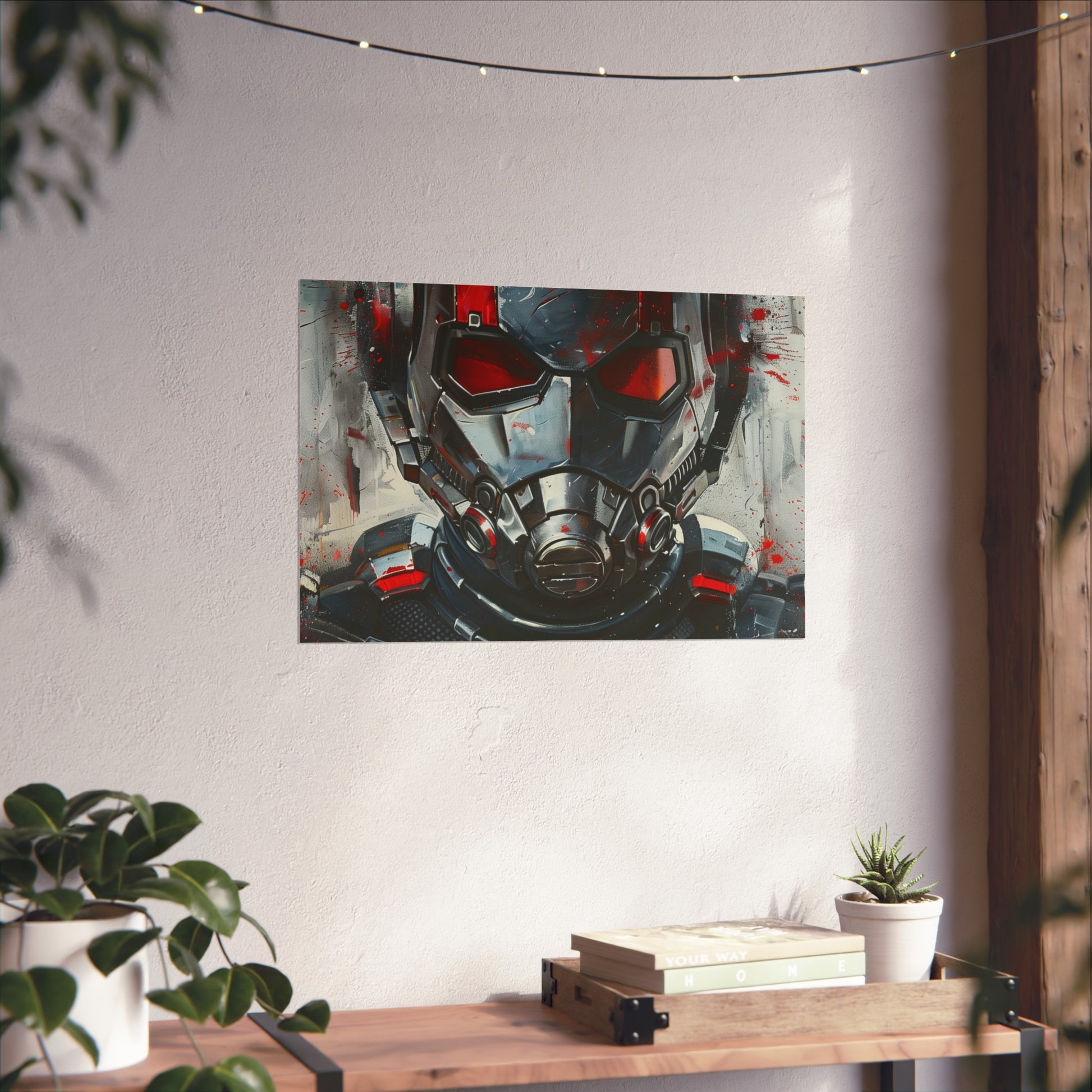 creating masterpieces invisible to the naked eye. This dynamic image captures Ant-Man's playful personality and unexpected talent