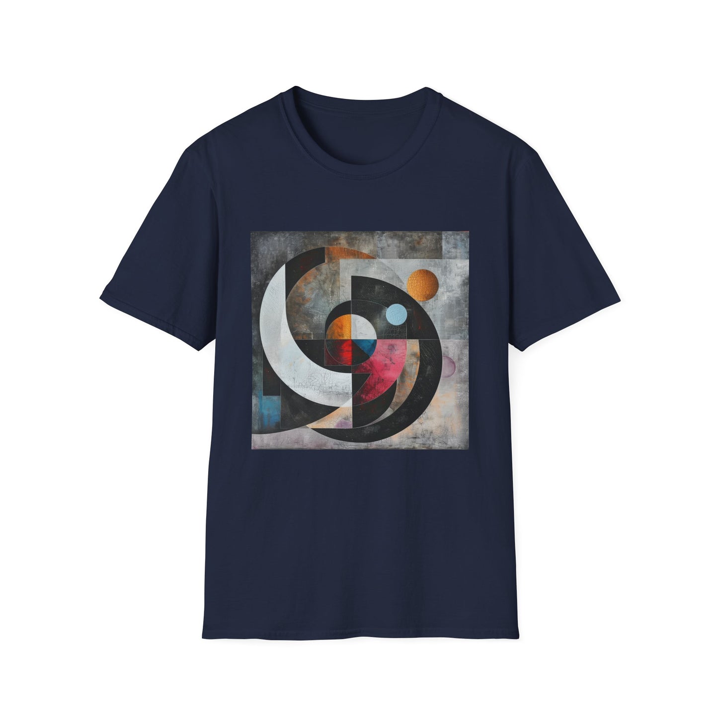 Geometric Symphony: Interwoven Worlds T-Shirt