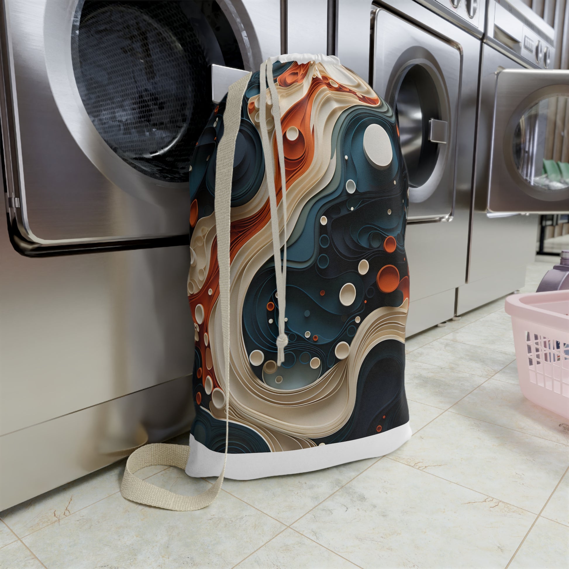 Xuliban Ameba Texture Laundry Bag | Home Decor | Accessories, All Over Print, AOP, Bags, Laundry, Sublimation | Prints with Passion