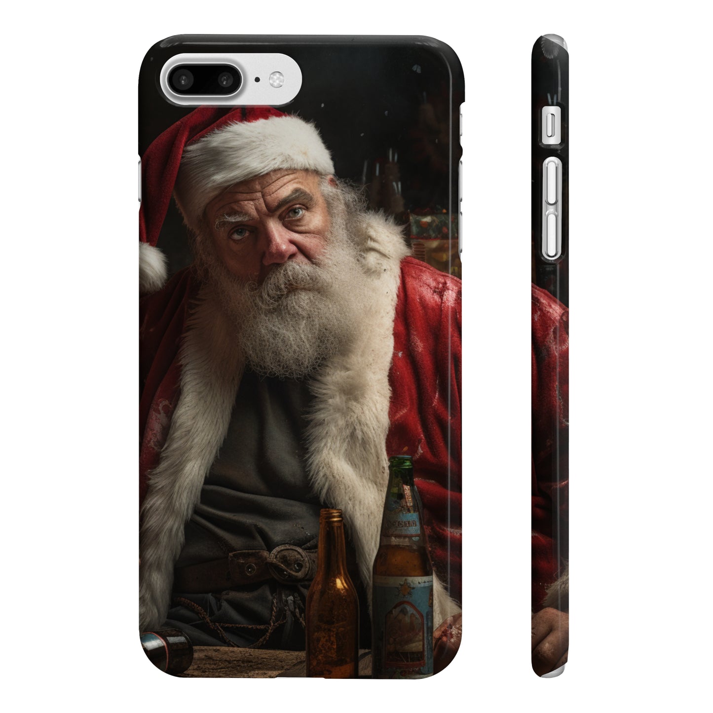 Bad Santa's Lair: Rebellious Holiday Phone Case