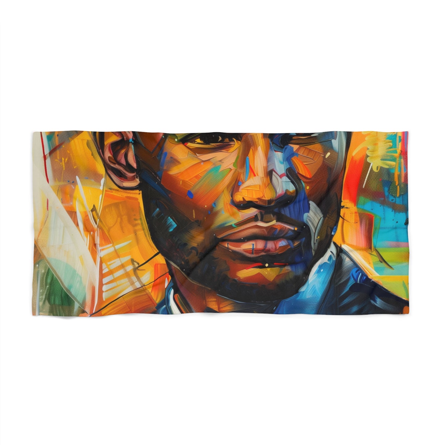 Usher Painting Beach Towel