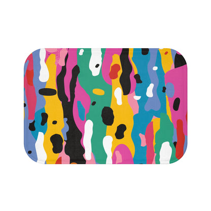 Bold Bright Abstract Bath Mat | Bath Mats | Bath, Bathroom, Home & Living, Indoor, Sublimation | Prints with Passion