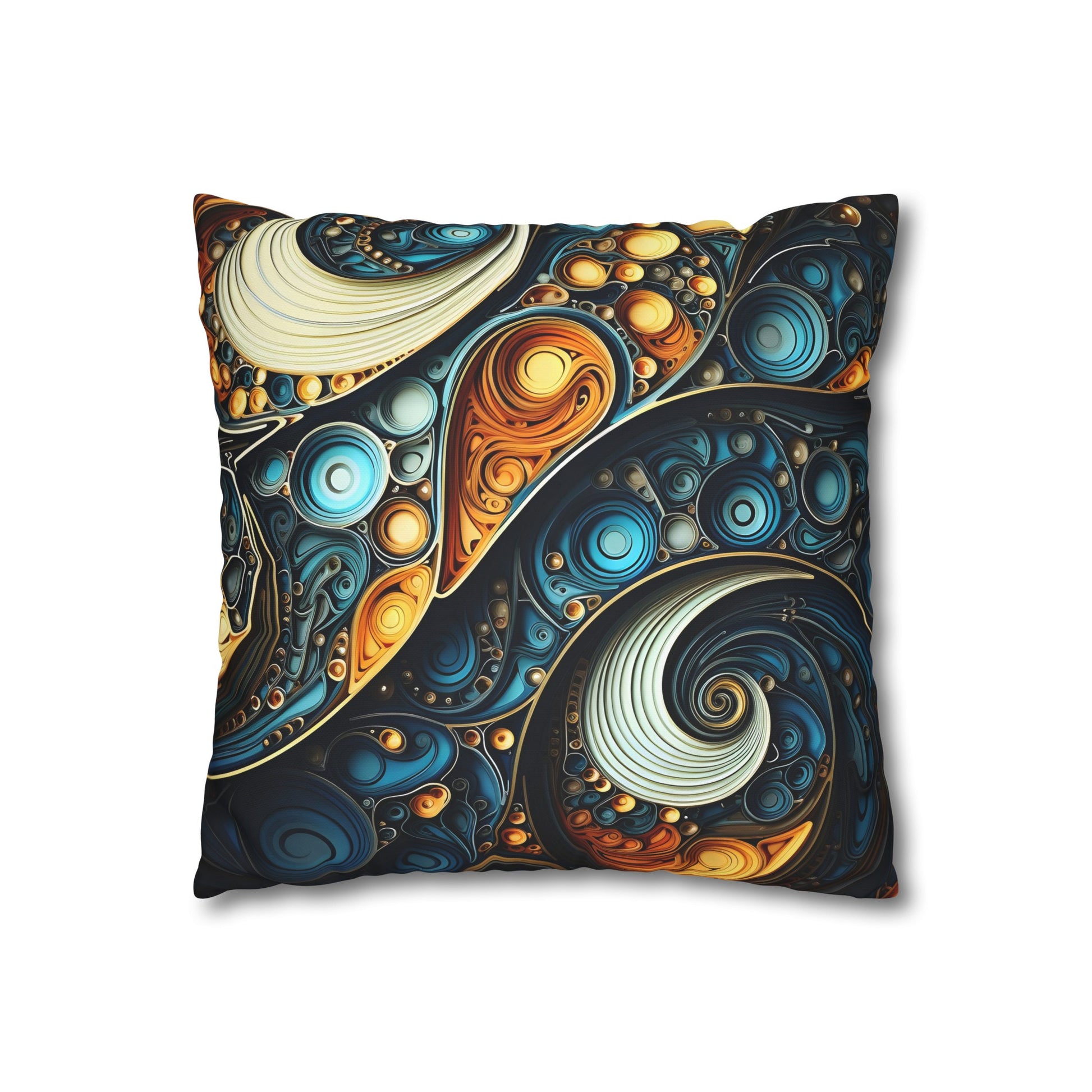 "Fractal Dreamscape Pillowcase - High-quality, mesmerizing design for a stylish and comfortable sleep experience. Perfect for all seasons, makes a great gift!"