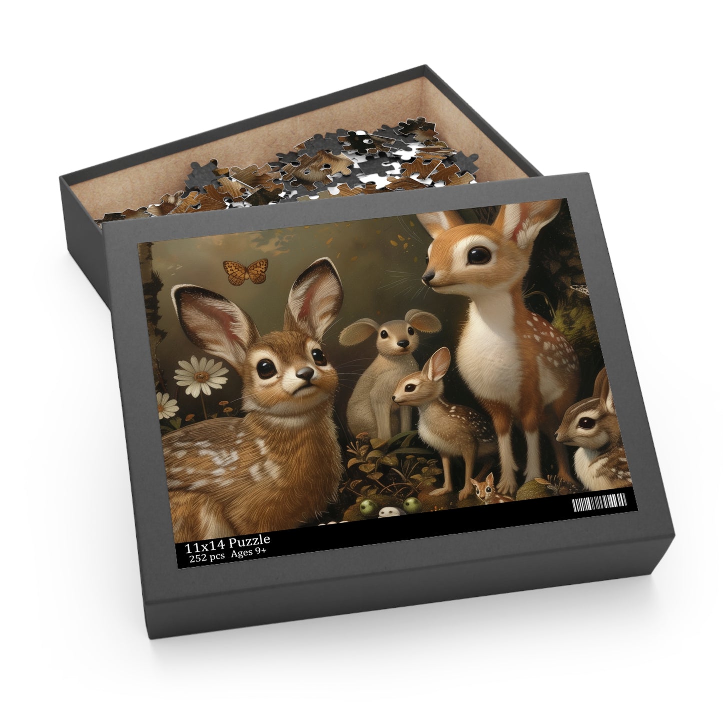 Enchanting Woodland Creatures Jigsaw Puzzle for Nature Lovers and Puzzle Enthusiasts