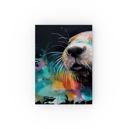 "Otter Joy Journal: Playful Watercolor Cover, High-Quality Material, Ideal for Gratitude & Memories | Perfect Gift"