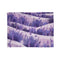 Provence Lavender Botanical Fields Seamless Plush Fleece Throw Blanket - Front Hero View | Prints With Passion