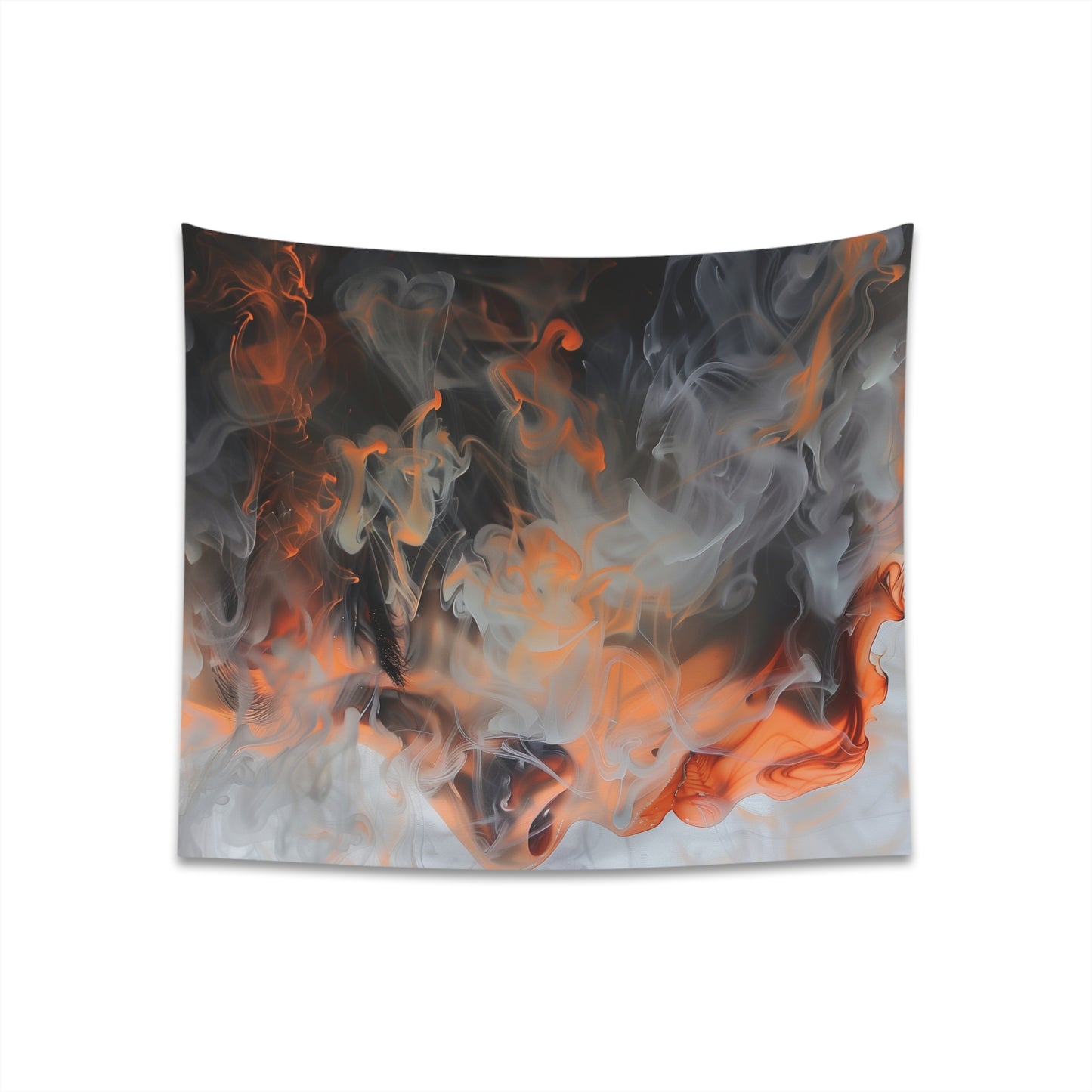 "Mesmerizing Smoke Tapestry | Ephemeral Art | Abstract Art Decor | High-Quality Fabric | 34" x 40" or 57" x 57" | Perfect Gift"