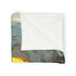 Crumbling Planet Leaking Golden Lava — Plush Fleece Throw Blanket — Product Detail View 8