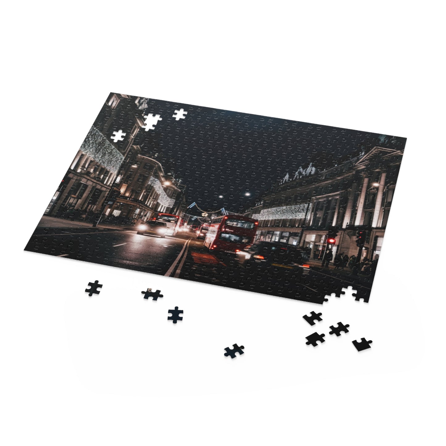 Oxford Street Night Puzzle