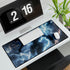 Mech Warrior under Lightning Storm Gaming XXL Extended Desk Mat