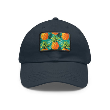 Tropical Twist Pineapple Print Cap