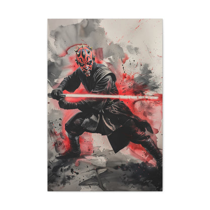 Darth Maul Lightsaber Fury Canvas | Canvas | Art & Wall Decor, Canvas, Fall Picks, Hanging Hardware, Home & Living, Indoor, Top Spring Products, Valentine's Day promotion | Prints with Passion