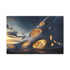 Space Cathedral Shaped Like a Seashell — Canvas Wall Art — Living Room Wall Lifestyle View