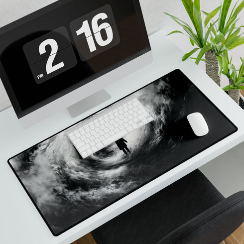 A Person Lost in a Dark Swirling Abyss Gaming XXL Extended Desk Mat