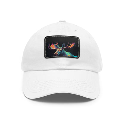 Wild and Beautiful Moose Watercolor Baseball Cap