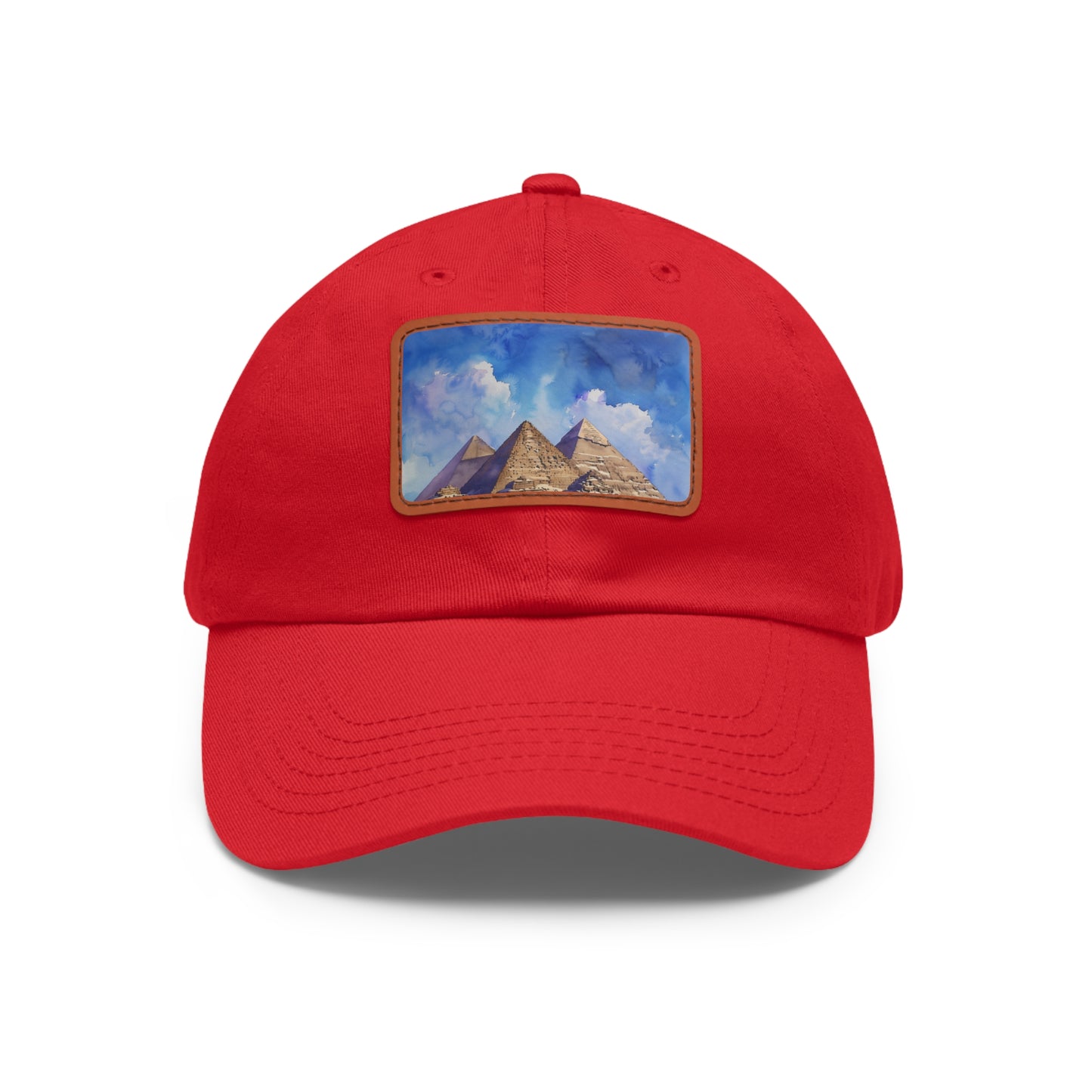 Pyramid Dreams: Egyptian Pyramids Watercolor Baseball Cap