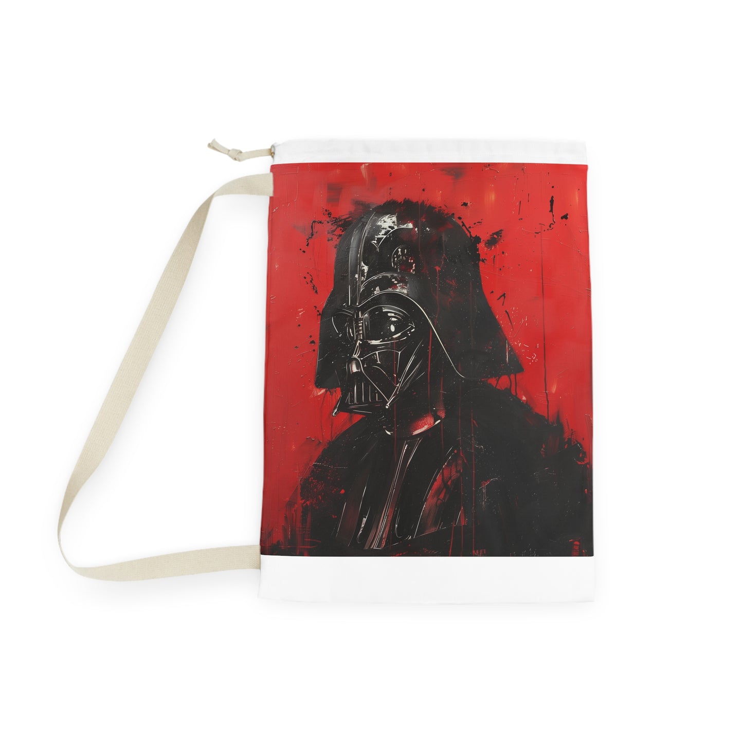 "Darth Vader Sith Laundry Bag - Organize laundry in style, embrace the dark side with iconic villain design"