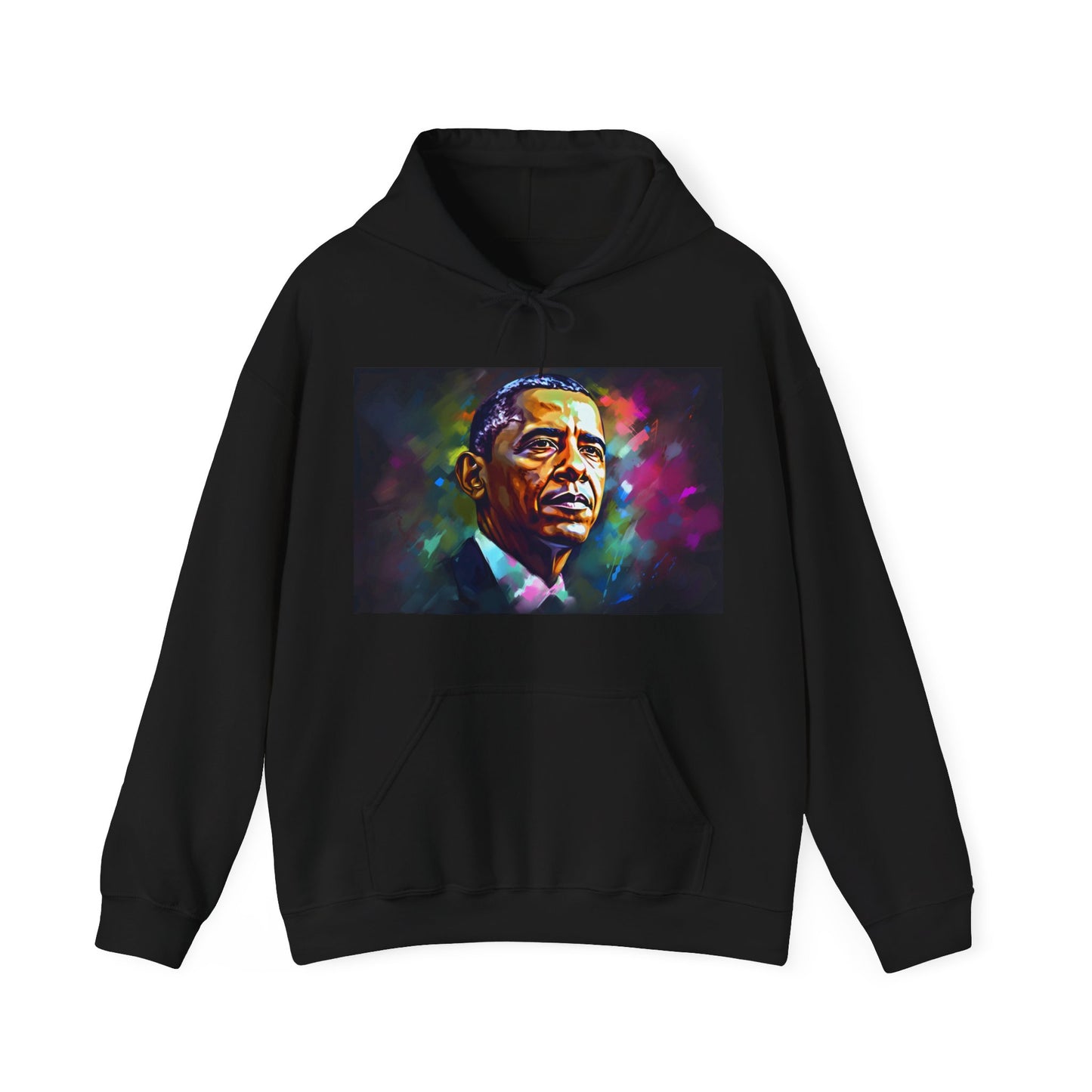 Hoodies: Genesis Neon  RGB Barack Obama Watercolor Design | Hoodies | DTG, Hoodies, Men's Clothing, Regular fit, Unisex, Women's Clothing | Prints with Passion