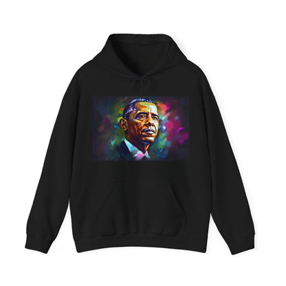 Hoodies: Genesis Neon  RGB Barack Obama Watercolor Design | Hoodies | DTG, Hoodies, Men's Clothing, Regular fit, Unisex, Women's Clothing | Prints with Passion