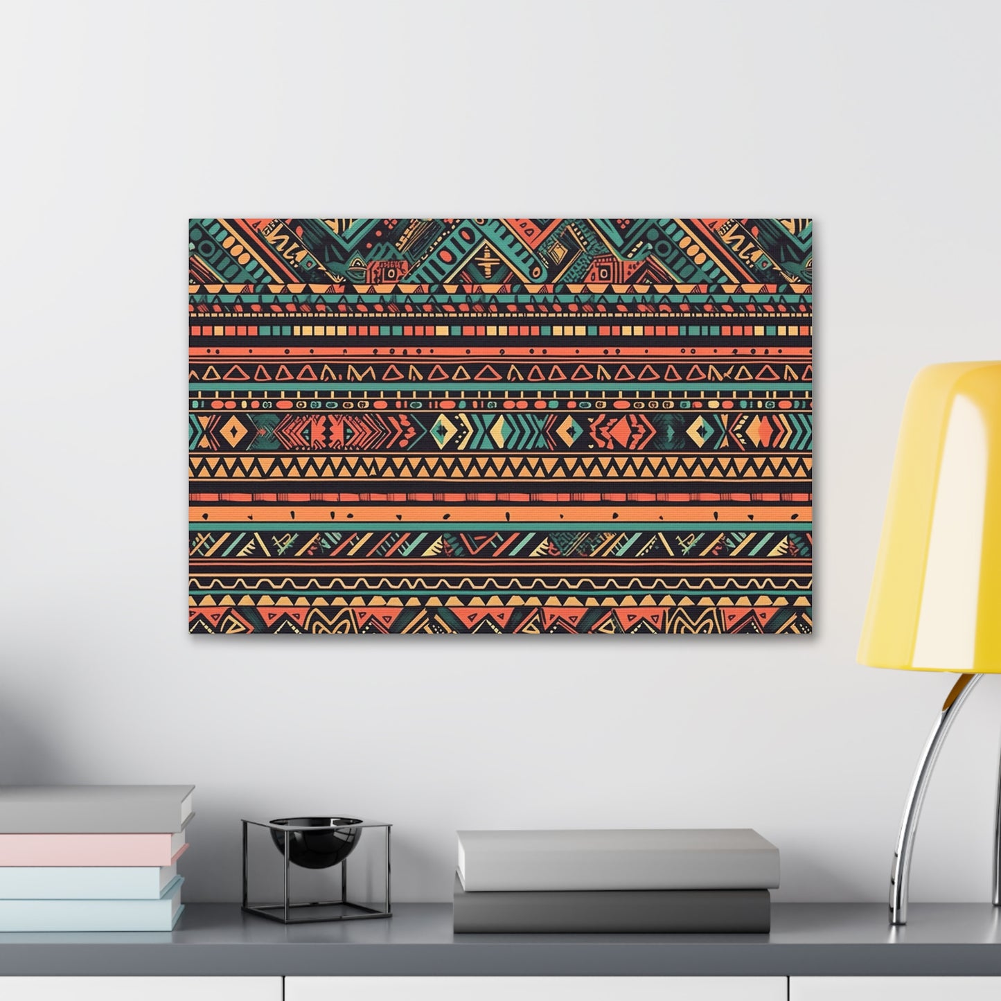 Vintage Aztec Canvas Print