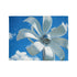 Wind Turbine Shaped Like Flower Petals — Plush Fleece Throw Blanket — 300 GSM Plush Coral Fleece Texture Close-Up