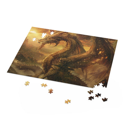 "Dragon Fantasy Jigsaw Puzzle - Intricate and captivating puzzle with mystical dragon design"