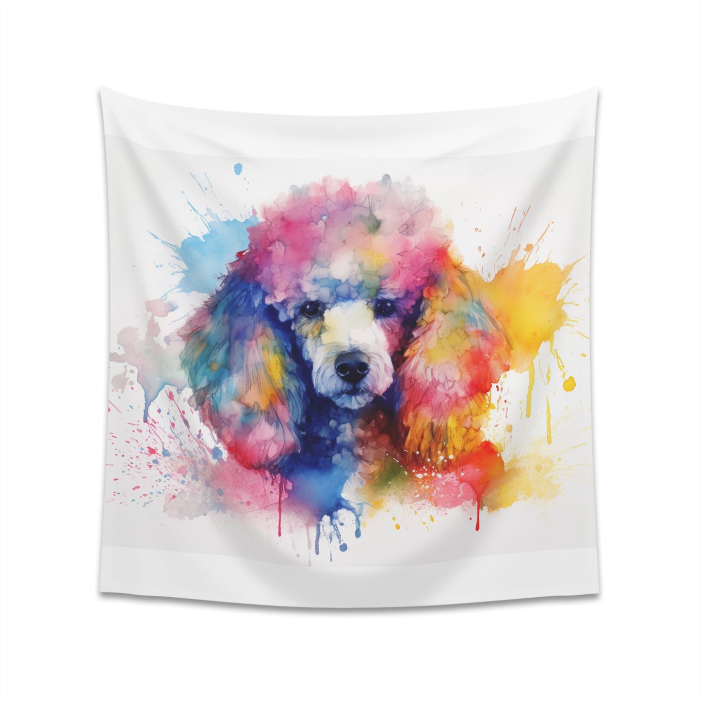 "Poodle Perfection Tapestry | Graceful design capturing elegance and charm | Perfect gift for all seasons"