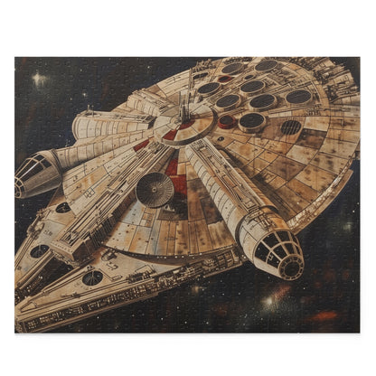 "Challenge your inner Jedi with Star Wars Millennium Falcon jigsaw puzzle"