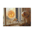 Lost Astronaut Staring at Supernova — Canvas Wall Art — Front Gallery-Wrapped Canvas View