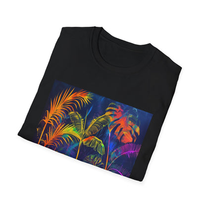 Neon Oasis: A Tropical Paradise