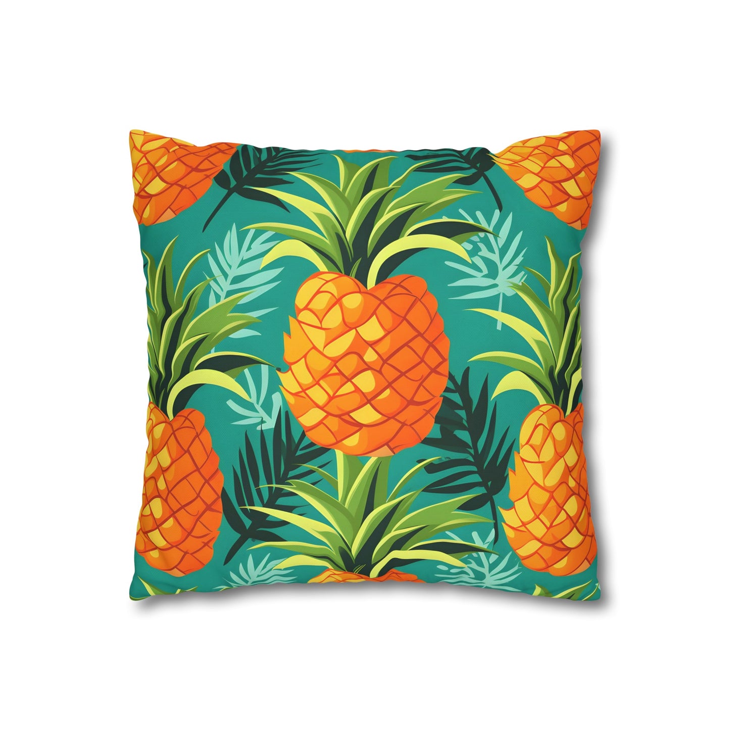 "Vibrant Aloha Pineapple Pillowcase - Tropical Paradise Design, High-Quality Material, Perfect Gift - Shop Now!"